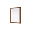 Elegant Kitchen and Bath Noah Rectangle Wood Mirror 27 X 36 in Brandy Walnut