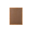 Elegant Kitchen and Bath Noah Rectangle Wood Mirror 27 X 36 in Brandy Walnut