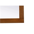 Elegant Kitchen and Bath Noah Rectangle Wood Mirror 48 X 36 in Brandy Walnut