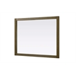 Elegant Kitchen and Bath Noah Rectangle Wood Mirror 48 X 36 in Hazel Oak