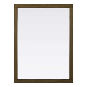 Elegant Kitchen and Bath Noah Rectangle Wood Mirror 48 X 36 in Hazel Oak