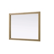 Elegant Kitchen and Bath Noah Rectangle Wood Mirror 48 X 36 in Linen Oak