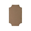 Elegant Kitchen and Bath Notched Metal Mirror 22X36