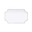 Elegant Kitchen and Bath Notched Metal Mirror 22X36
