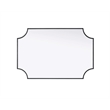 Elegant Kitchen and Bath Notched Metal Mirror 24X36