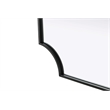 Elegant Kitchen and Bath Notched Metal Mirror 24X36