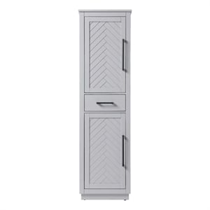 Elegant Kitchen and Bath 20&quot Bath Storage Cabinet in Grey
