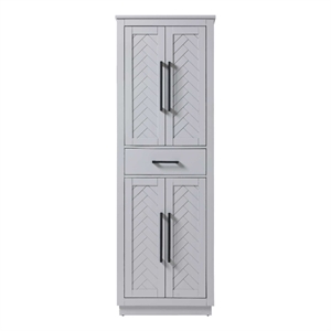 Elegant Kitchen and Bath 24&quot Bath Storage Cabinet in Grey