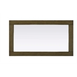 Elegant Kitchen and Bath Noah Rectangle Wood Mirror 18 X 32 in Hazel Oak