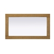 Elegant Kitchen and Bath Noah Rectangle Wood Mirror 18 X 32 in Honey Teak