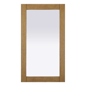 Elegant Kitchen and Bath Noah Rectangle Wood Mirror 18 X 32 in Honey Teak