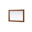 Elegant Kitchen and Bath Noah Rectangle Wood Mirror 22 X 32 in Brandy Walnut