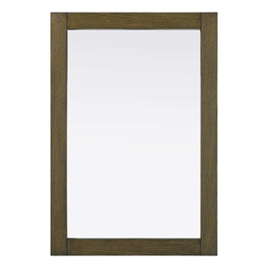 Elegant Kitchen and Bath Noah Rectangle Wood Mirror 22 X 32 in Hazel Oak