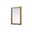 Elegant Kitchen and Bath Noah Rectangle Wood Mirror 22 X 32 in Honey Teak