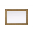 Elegant Kitchen and Bath Noah Rectangle Wood Mirror 22 X 32 in Honey Teak