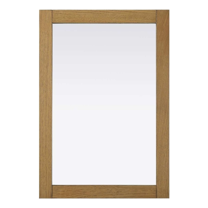 Elegant Kitchen and Bath Noah Rectangle Wood Mirror 22 X 32 in Honey Teak
