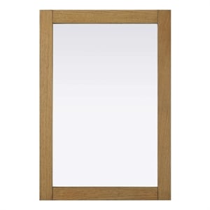 Elegant Kitchen and Bath Noah Rectangle Wood Mirror 22 X 32 in Honey Teak