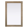 Elegant Kitchen and Bath Noah Rectangle Wood Mirror 22 X 32 in Natural Oak