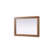 Elegant Kitchen and Bath Noah Rectangle Wood Mirror 24 X 36 in Brandy Walnut