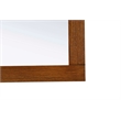 Elegant Kitchen and Bath Noah Rectangle Wood Mirror 24 X 36 in Brandy Walnut