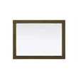 Elegant Kitchen and Bath Noah Rectangle Wood Mirror 27 X 36 in Hazel Oak