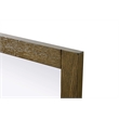 Elegant Kitchen and Bath Noah Rectangle Wood Mirror 27 X 36 in Hazel Oak