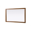 Elegant Kitchen and Bath Noah Rectangle Wood Mirror 60 X 36 in Brandy Walnut