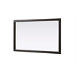 Elegant Kitchen and Bath Noah Rectangle Wood Mirror 60 X 36 in Chocolate Oak