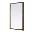 Elegant Kitchen and Bath Noah Rectangle Wood Mirror 60 X 36 in Hazel Oak