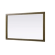 Elegant Kitchen and Bath Noah Rectangle Wood Mirror 60 X 36 in Hazel Oak