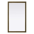 Elegant Kitchen and Bath Noah Rectangle Wood Mirror 60 X 36 in Hazel Oak