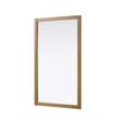 Elegant Kitchen and Bath Noah Rectangle Wood Mirror 60 X 36 in Honey Teak
