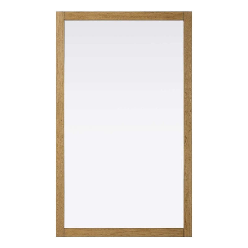 Elegant Kitchen and Bath Noah Rectangle Wood Mirror 60 X 36 in Honey Teak