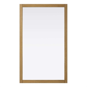 Elegant Kitchen and Bath Noah Rectangle Wood Mirror 60 X 36 in Honey Teak