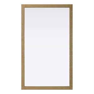 Elegant Kitchen and Bath Noah Rectangle Wood Mirror 60 X 36 in Linen Oak