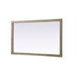 Elegant Kitchen and Bath Noah Rectangle Wood Mirror 60 X 36 in Natural Oak