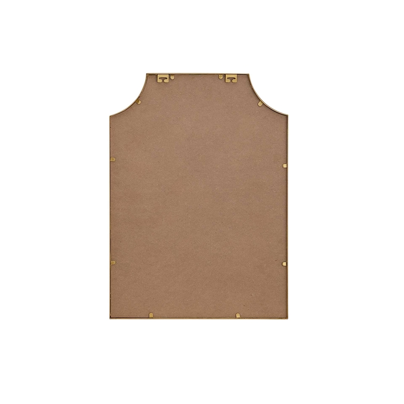 Elegant Kitchen and Bath Notched Metal Mirror 22X30