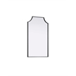 Elegant Kitchen and Bath Notched Metal Mirror 22X36