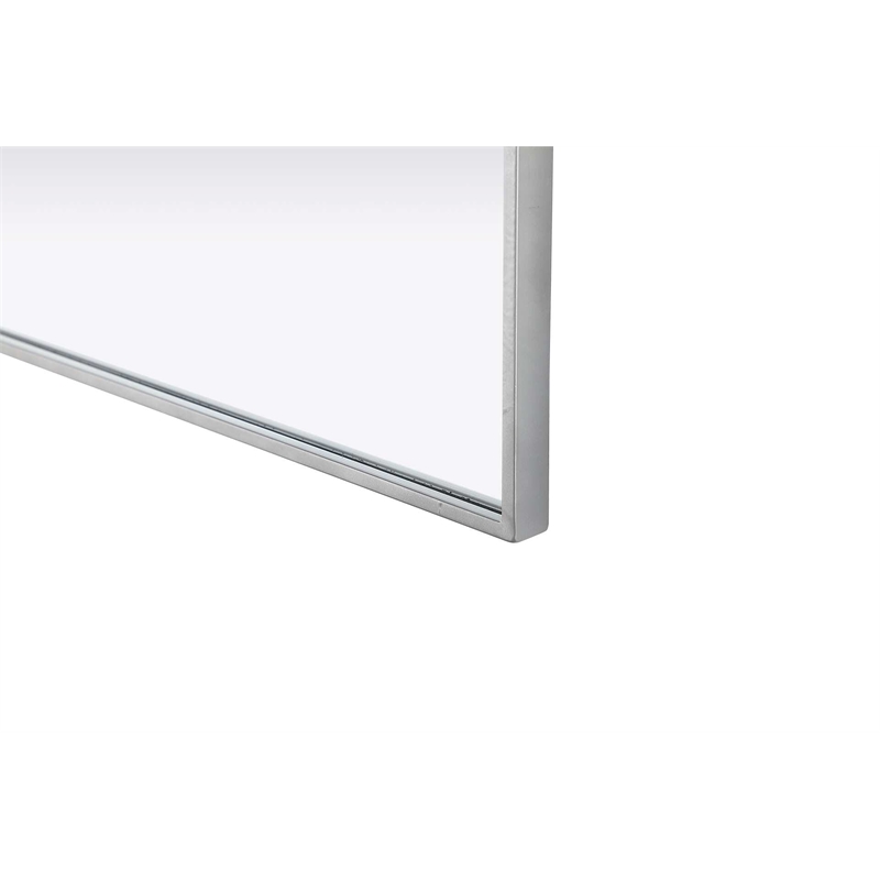 Elegant Kitchen and Bath Notched Metal Mirror 22X36
