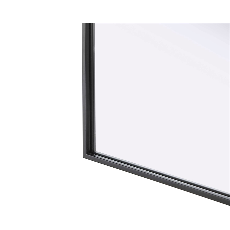 Elegant Kitchen and Bath Notched Metal Mirror 24X36