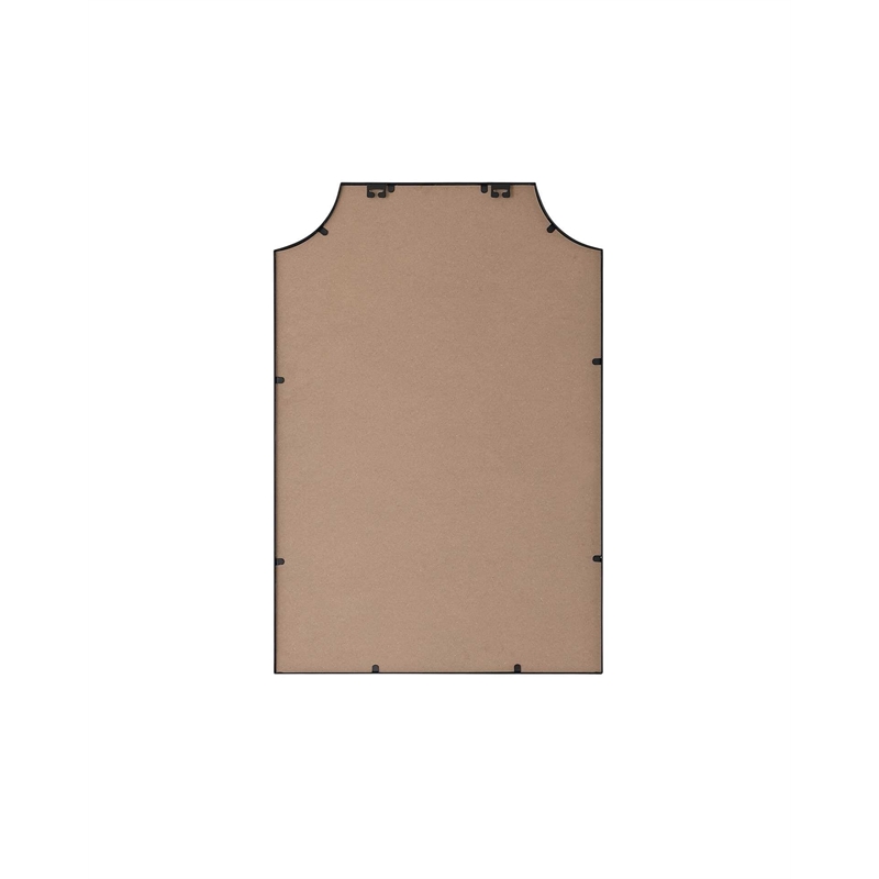 Elegant Kitchen and Bath Notched Metal Mirror 24X36