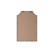 Elegant Kitchen and Bath Notched Metal Mirror 24X36