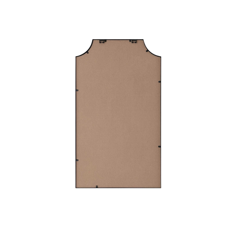 Elegant Kitchen and Bath Notched Metal Mirror 24X42