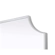 Elegant Kitchen and Bath Notched Metal Mirror 24X42
