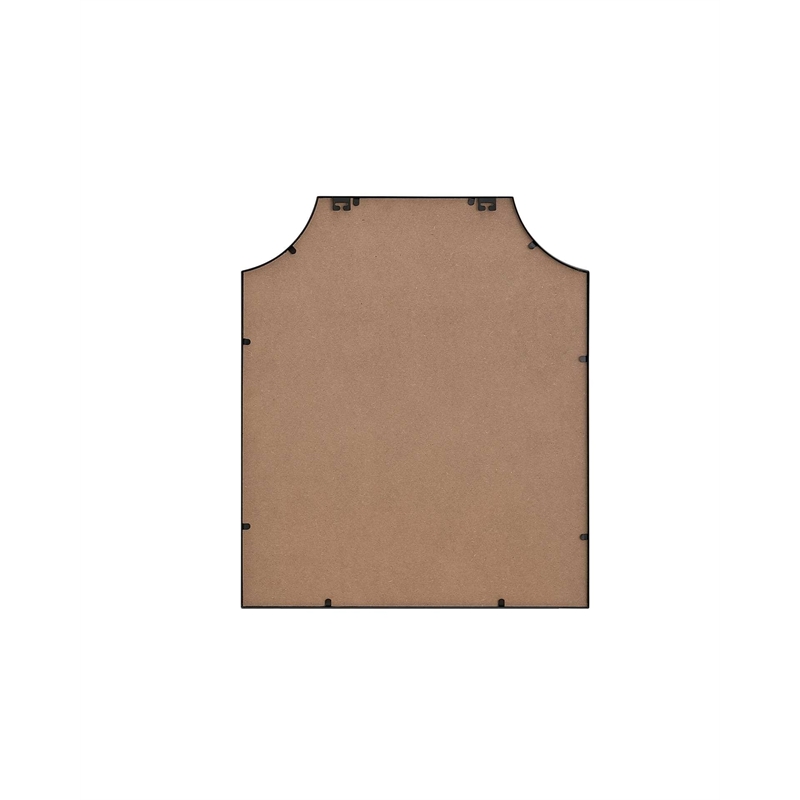 Elegant Kitchen and Bath Notched Metal Mirror 27X32