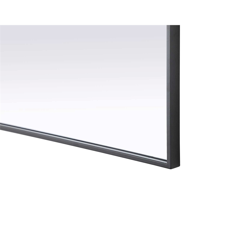 Elegant Kitchen and Bath Notched Metal Mirror 27X36