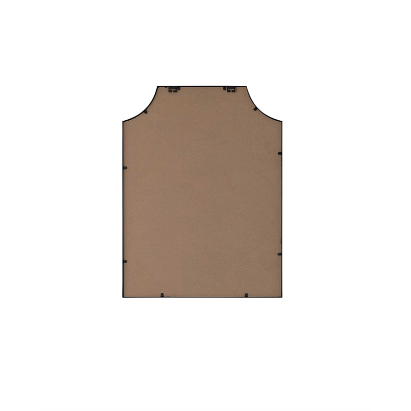 Elegant Kitchen and Bath Notched Metal Mirror 27X36