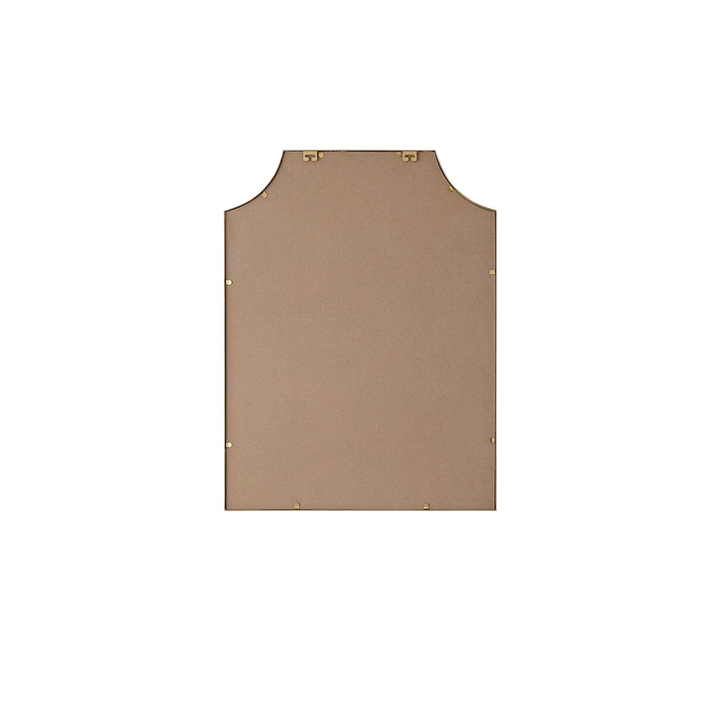 Elegant Kitchen and Bath Notched Metal Mirror 27X36