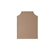 Elegant Kitchen and Bath Notched Metal Mirror 27X36