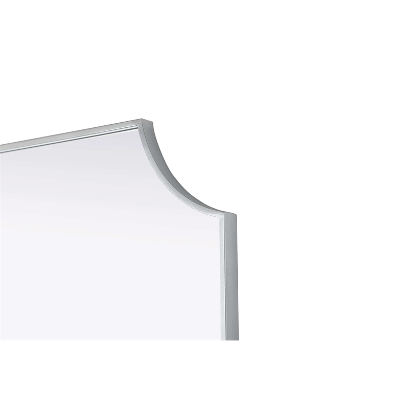 Elegant Kitchen and Bath Notched Metal Mirror 30X36